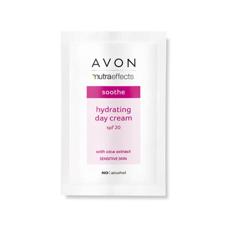 AVON nutraeffects soothe Feuchtigkeitsspendende Tagescreme mit LSF 20 - PROBE